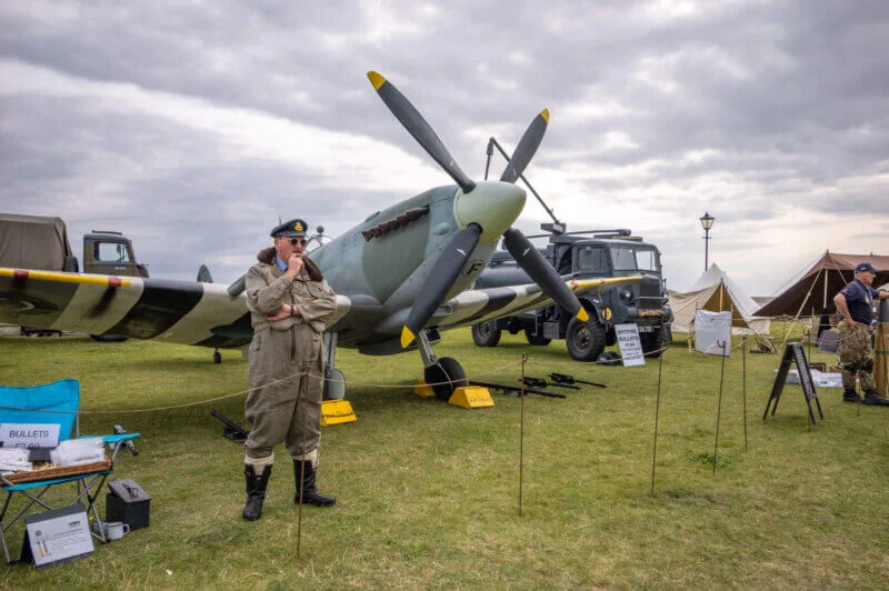 World War Drama filming on St Annes beach