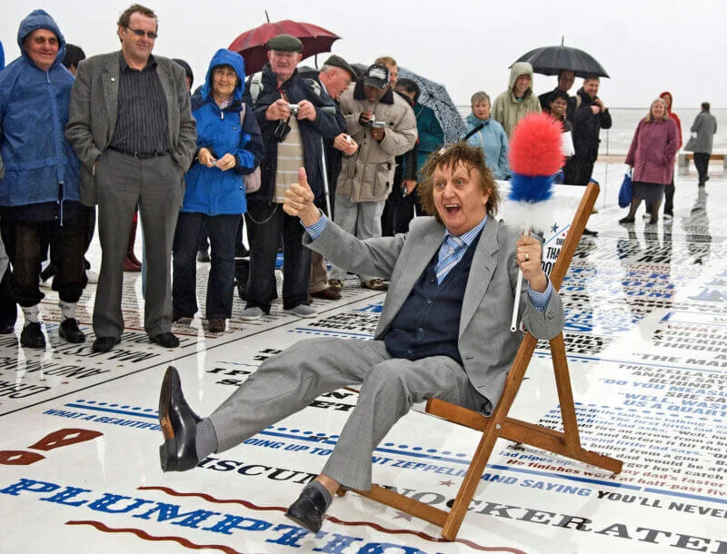 Unveiling of the Comedy Carpet