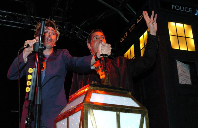 David Tennant Switches on the Lights