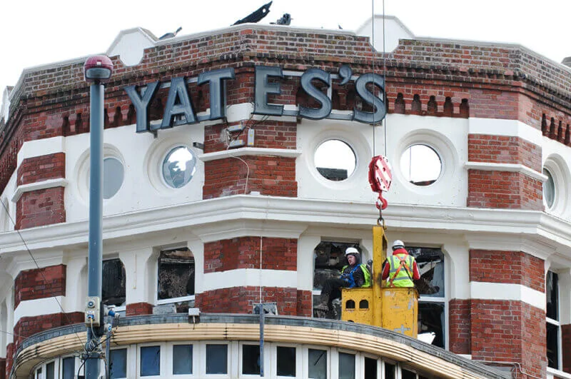 Yates’s Wine Lodge History and Fire