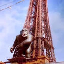 7189Spiderman climbs Blackpool Tower for England’s 2002 World Cup Campaign