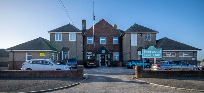 First swing on Fleetwood Golf Course
