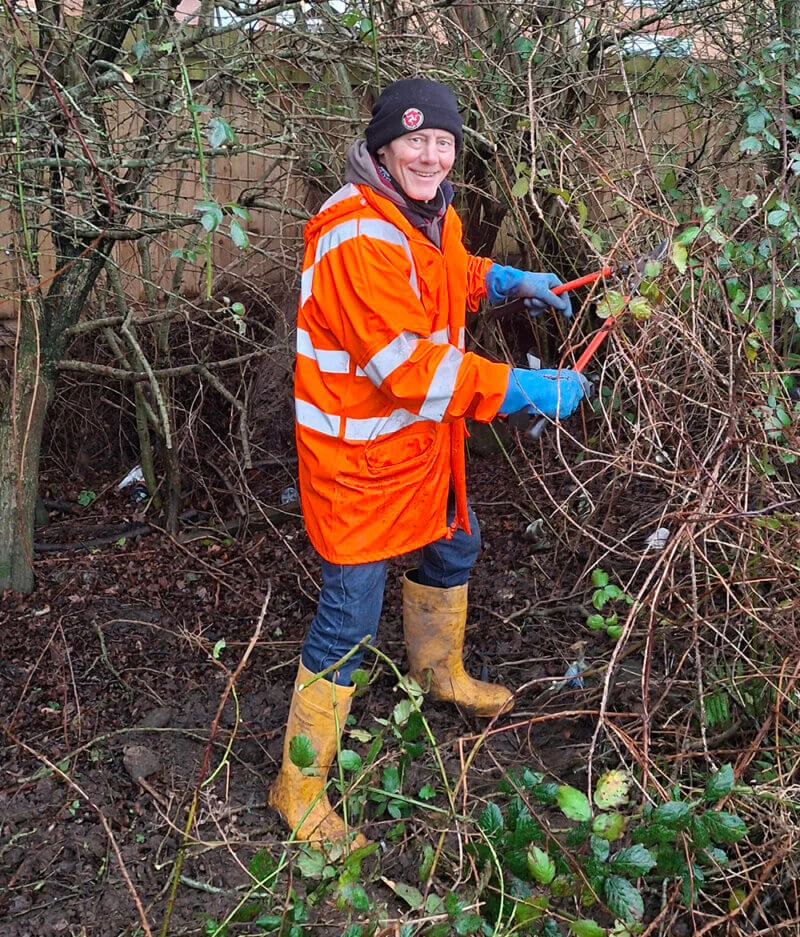 Eddie Dunn Creates Serene Fishing Pond in Bispham