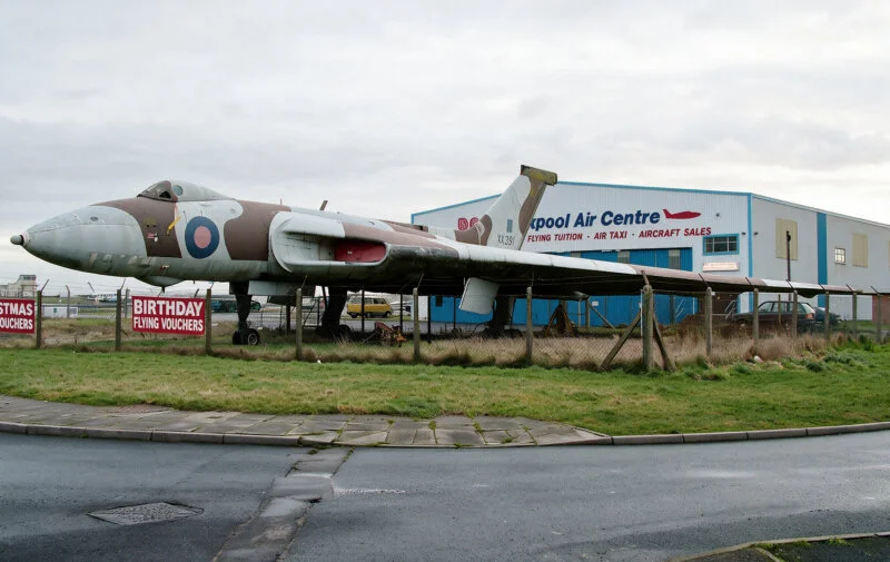 Vulcan Bomber Removed From Blackpool Airport